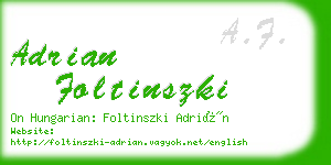 adrian foltinszki business card